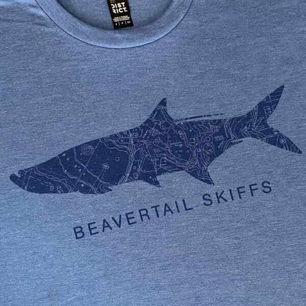 Beavertail Skiffs Poon Map Tshirt