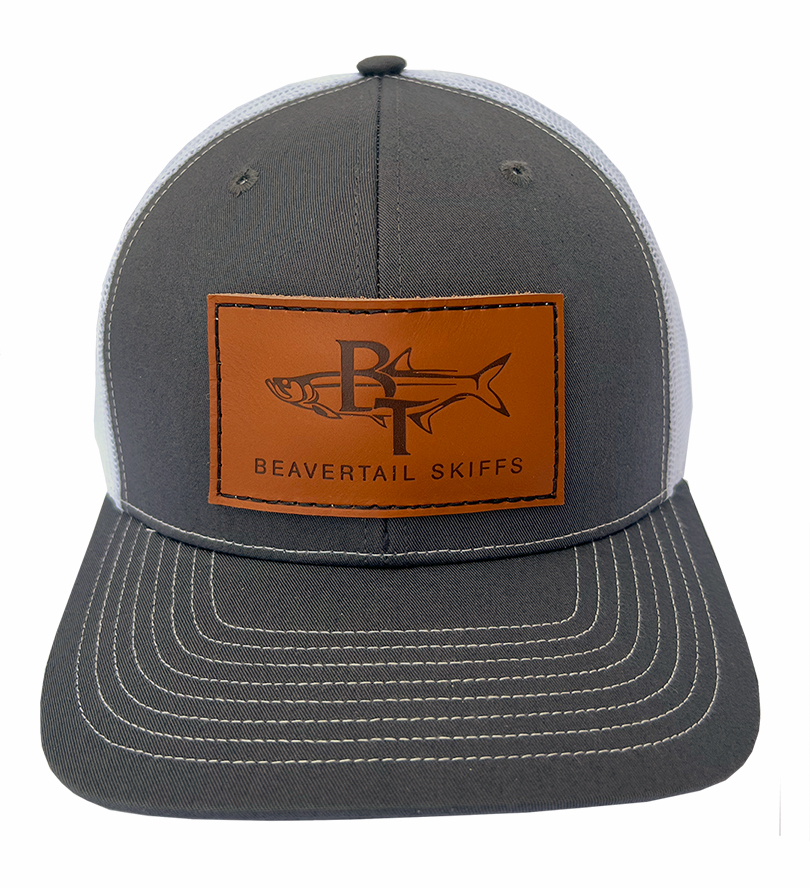 BetterFed Beef | Leather Patch Stocking Cap | Fleece-Lined Beanie
