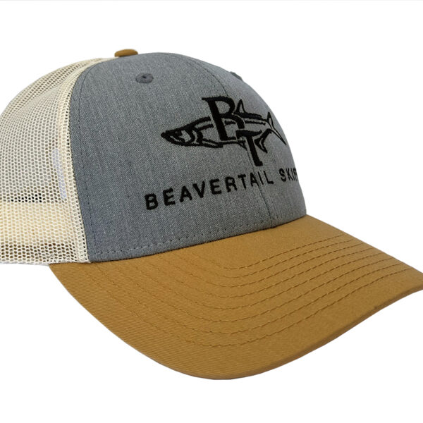 greyBlue-tan-camel-trucker-side